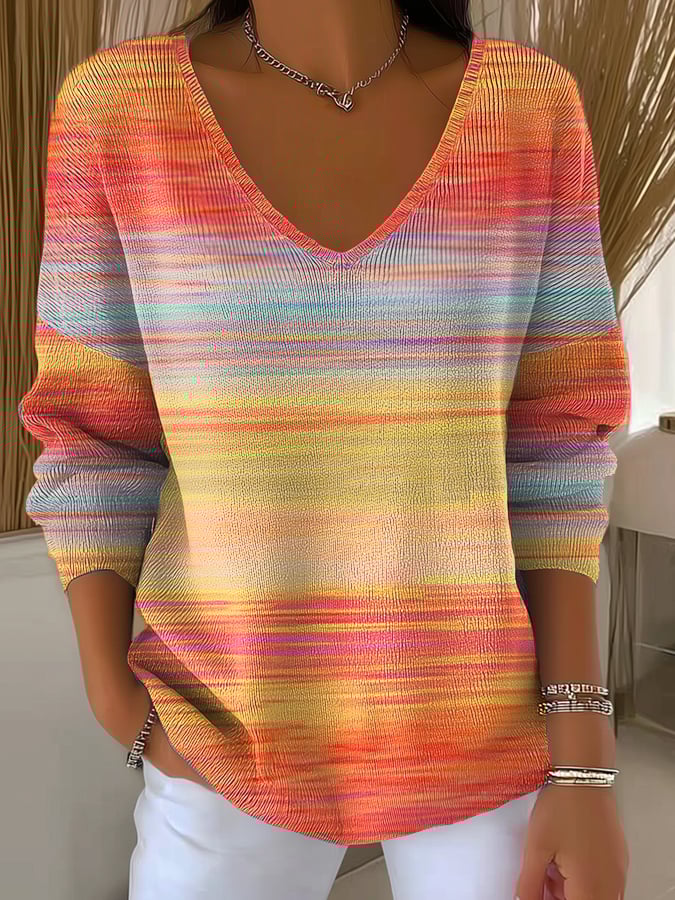 Sole - Airy V-Neck Blouse