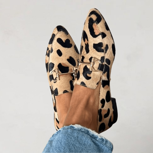 Demi - Elegant Printed Loafers
