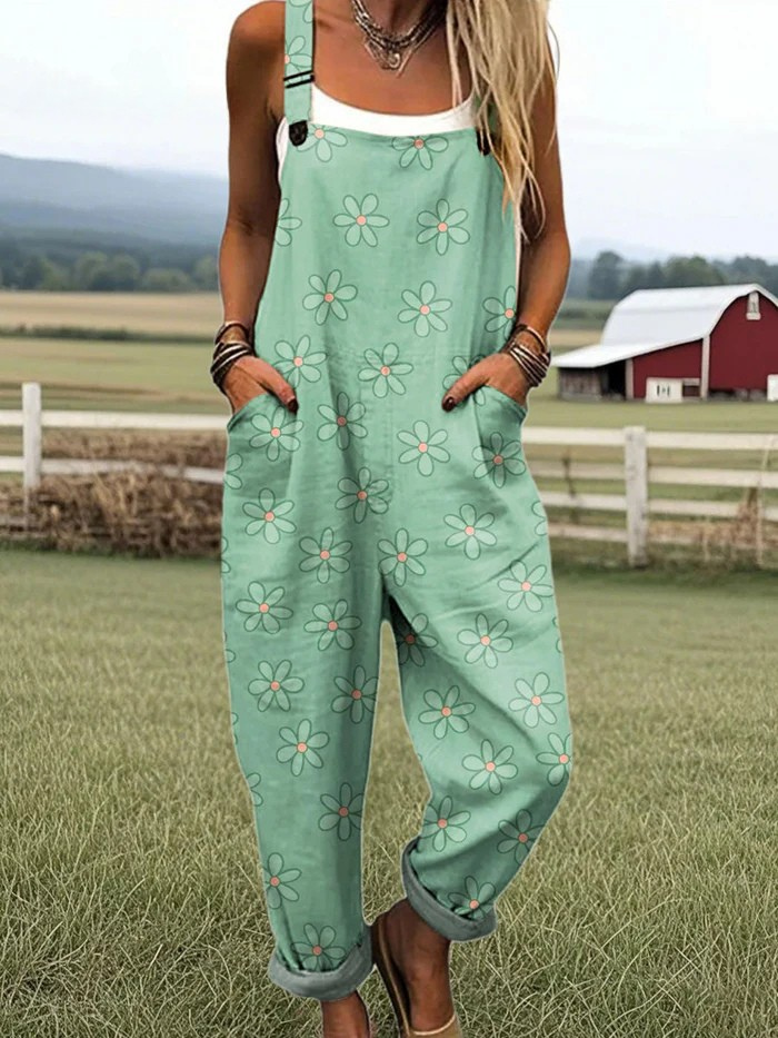 Kayla - Relaxed Cotton Jumpsuit