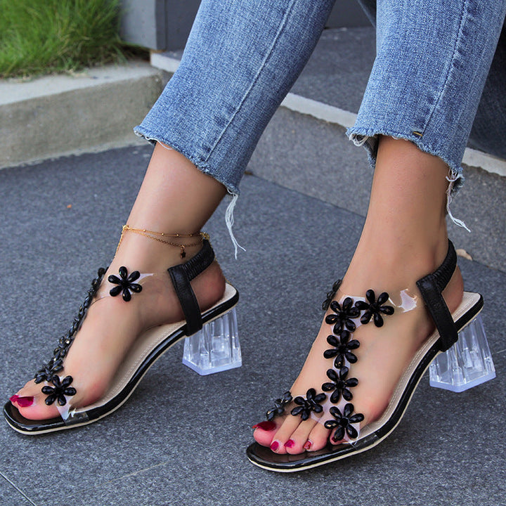 Brooke - Elegant Clear Sandals
