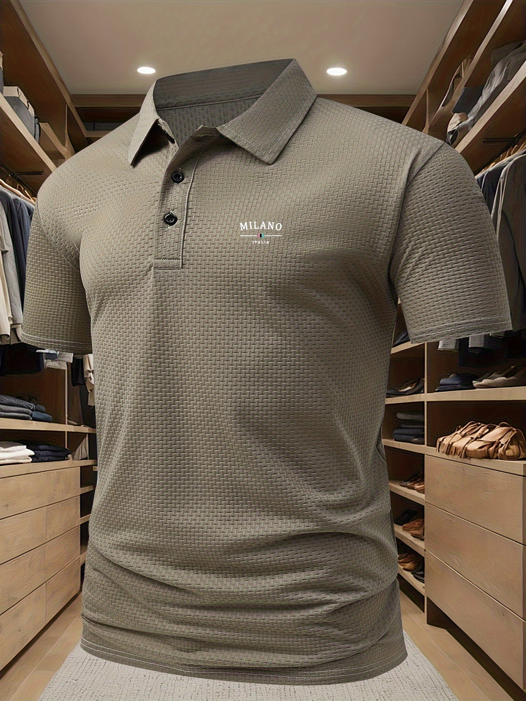 Miller - Textured Tailored Polo
