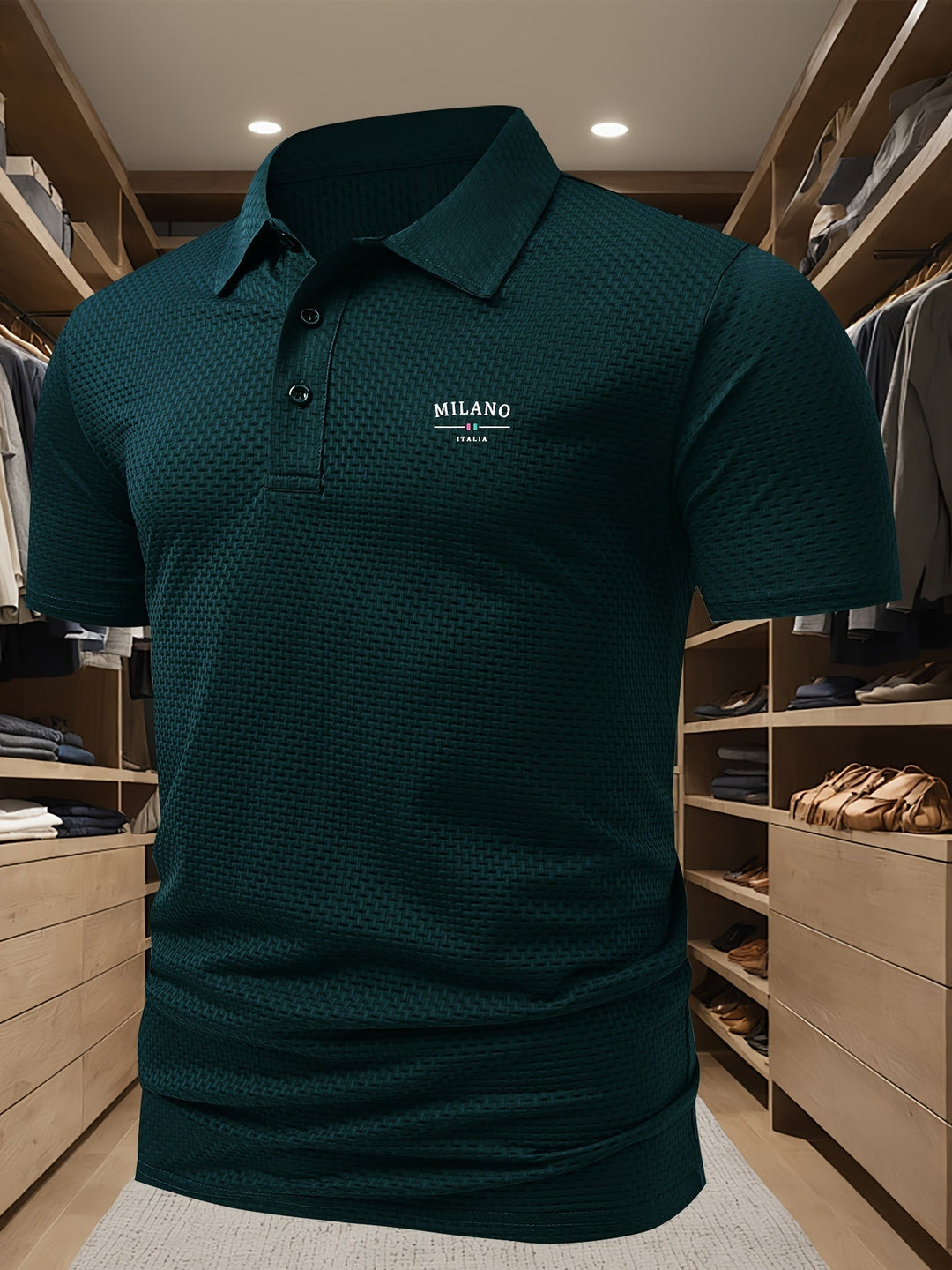 Miller - Textured Tailored Polo