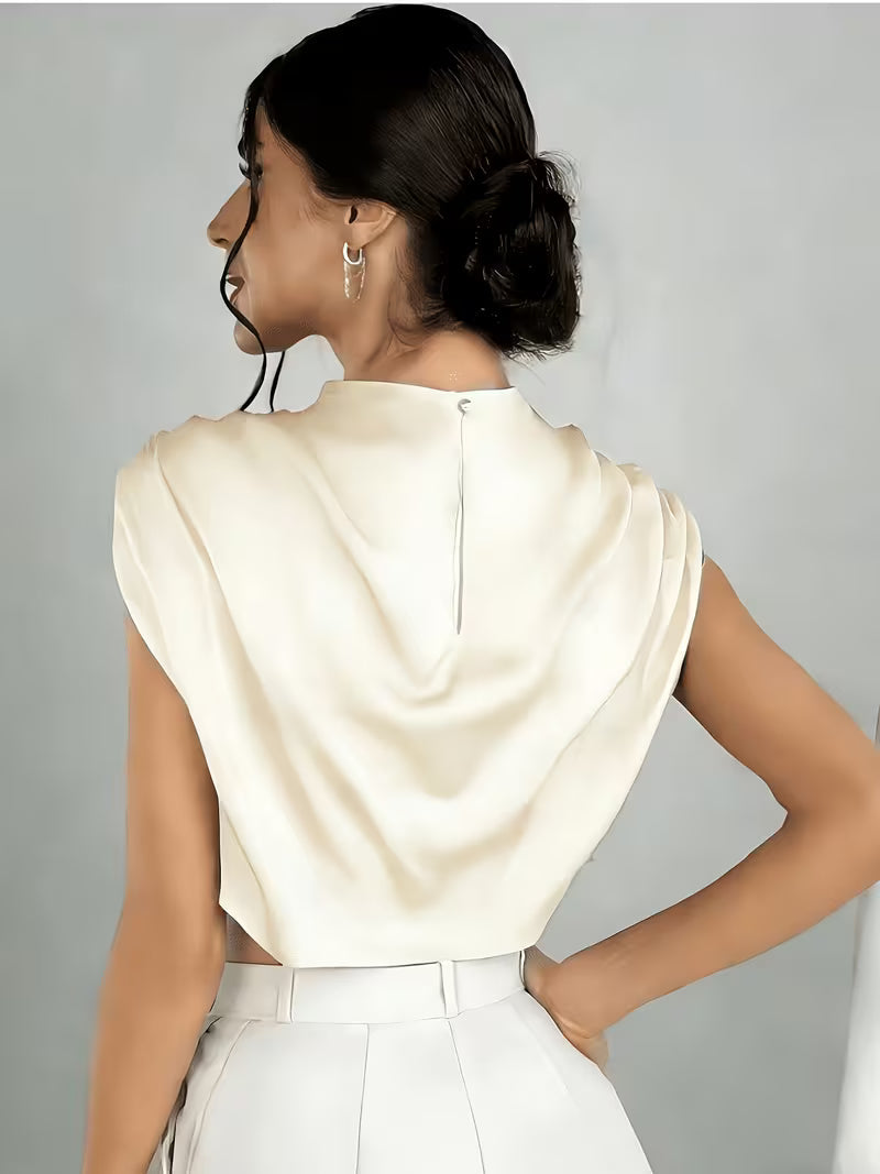 Pearl - Elegant Satin Blouse