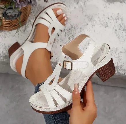 Ida - Chic Leather Sandals