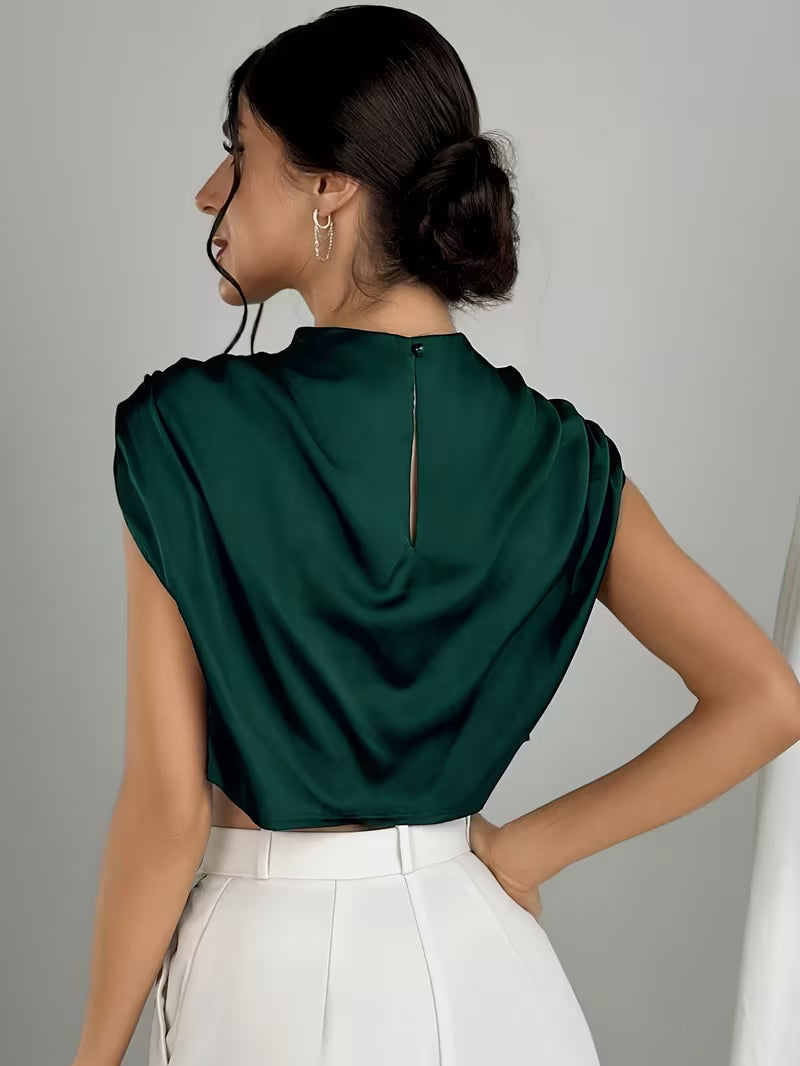 Pearl - Elegant Satin Blouse