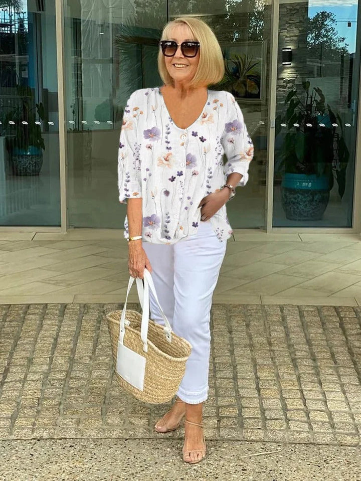 Ingrid - Soft Floral Blouse