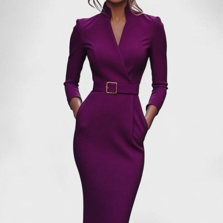 Natasha - Sleek Midi Dress