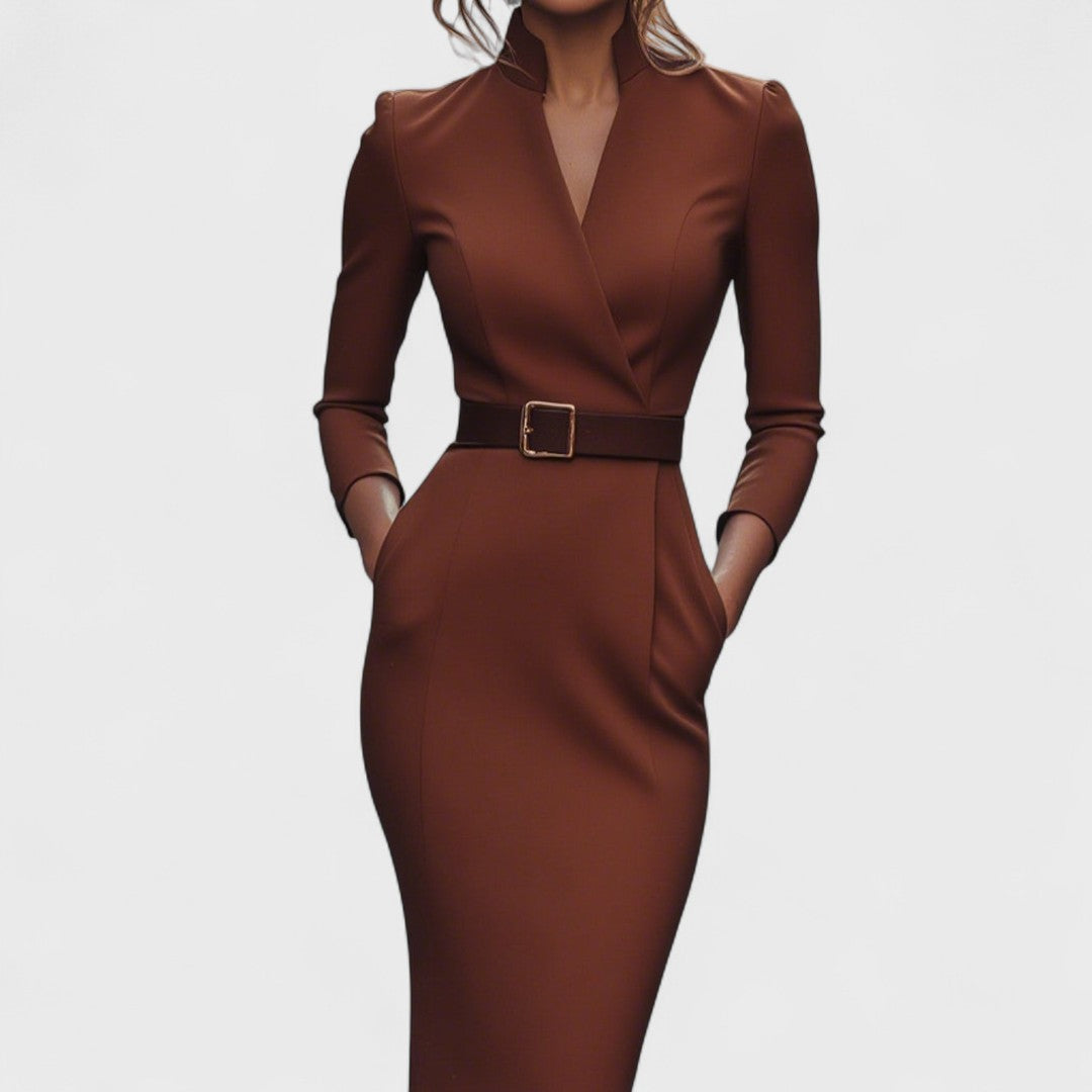 Natasha - Sleek Midi Dress