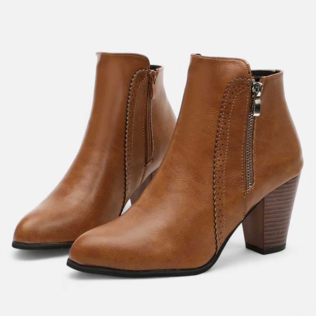 Aliyah - Polished Ankle Boots