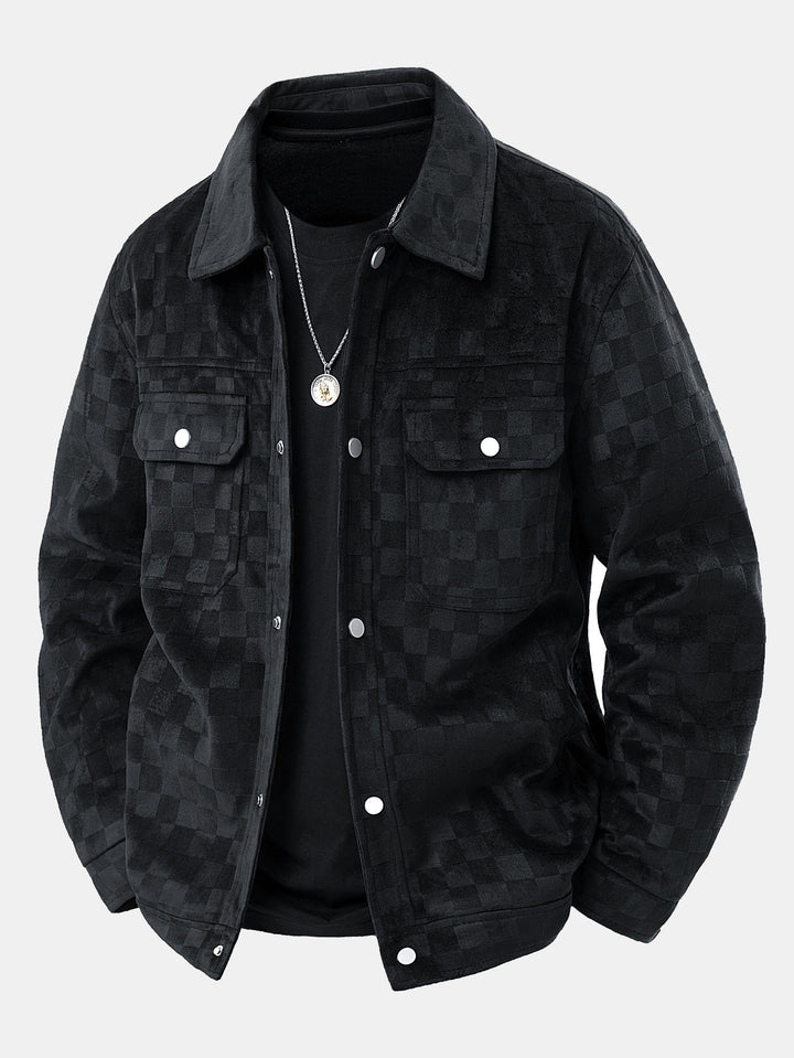 Nigel - Sleek Checkerboard Jacket