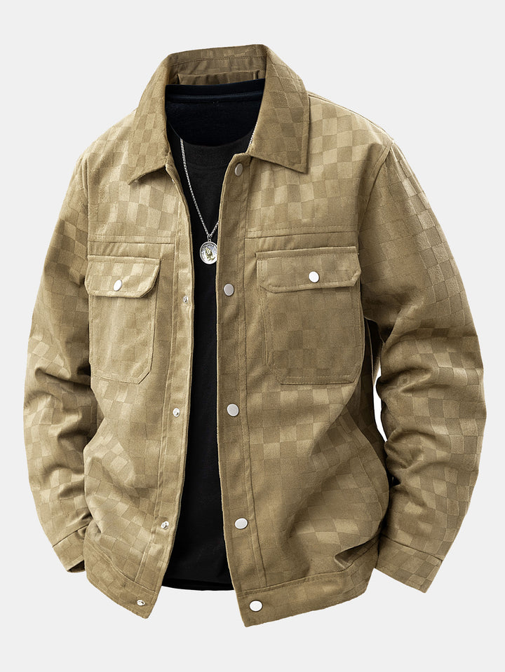 Nigel - Sleek Checkerboard Jacket