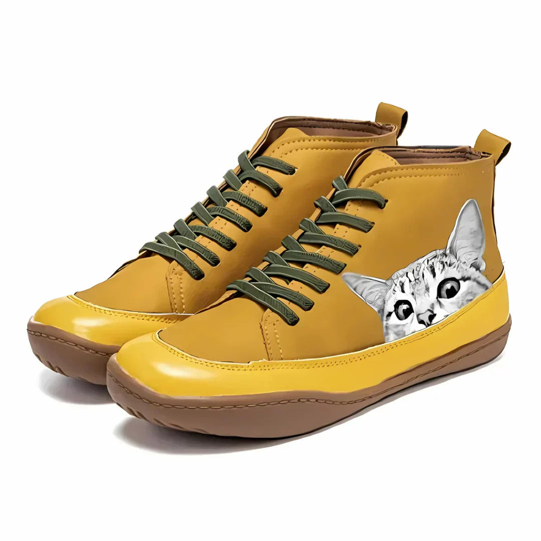 Xabrina - Chic High-Top Sneakers