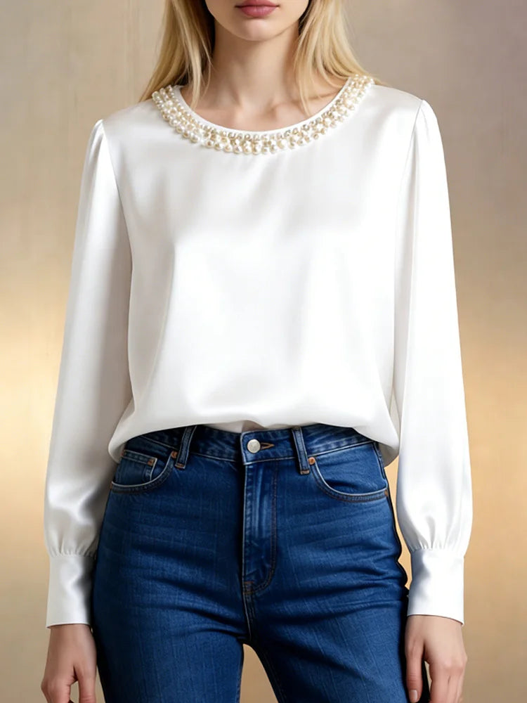 Belinda - Luxe Satin Blouse