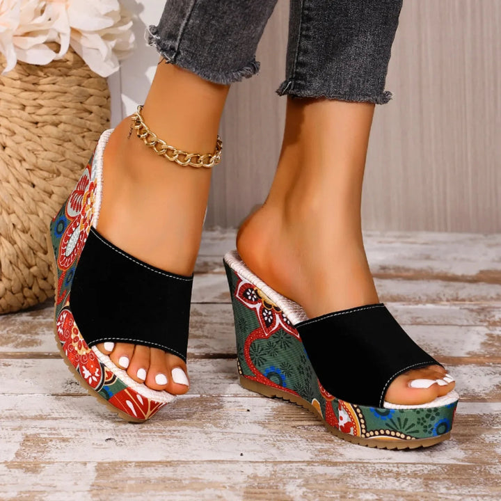 Esme - Vibrant Velvet Sandal