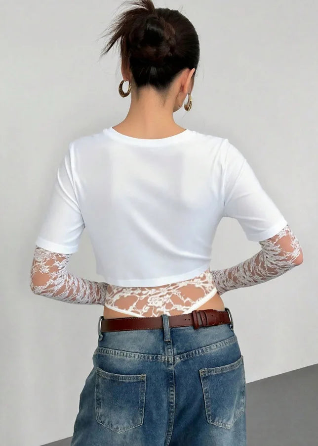 Portia - Elegant Lace Blouse