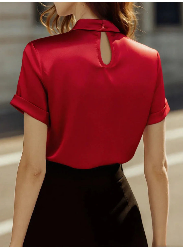 Xiomara - Silky Elegant Blouse