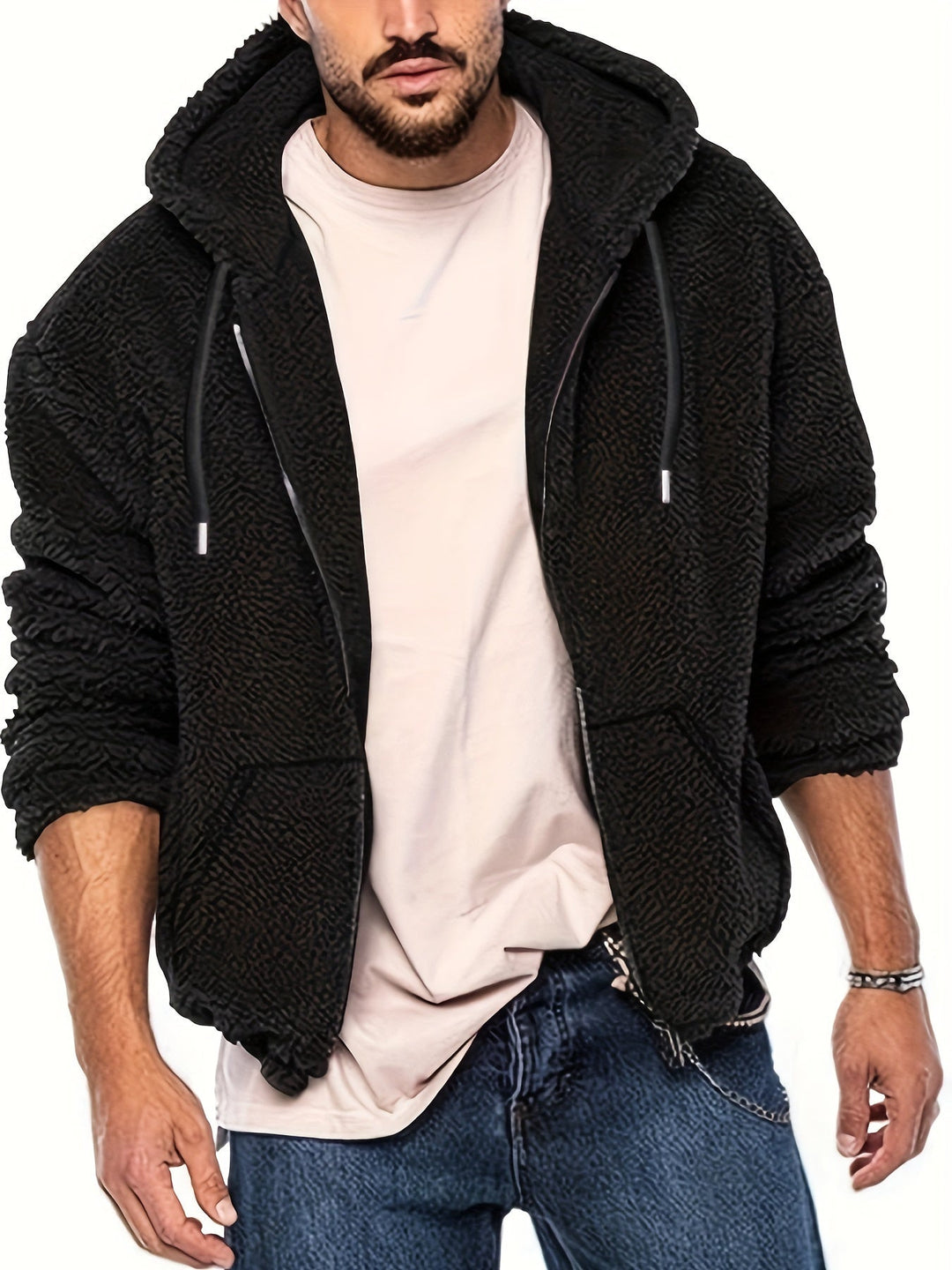 Dorian - Plush Hoodie Jacket