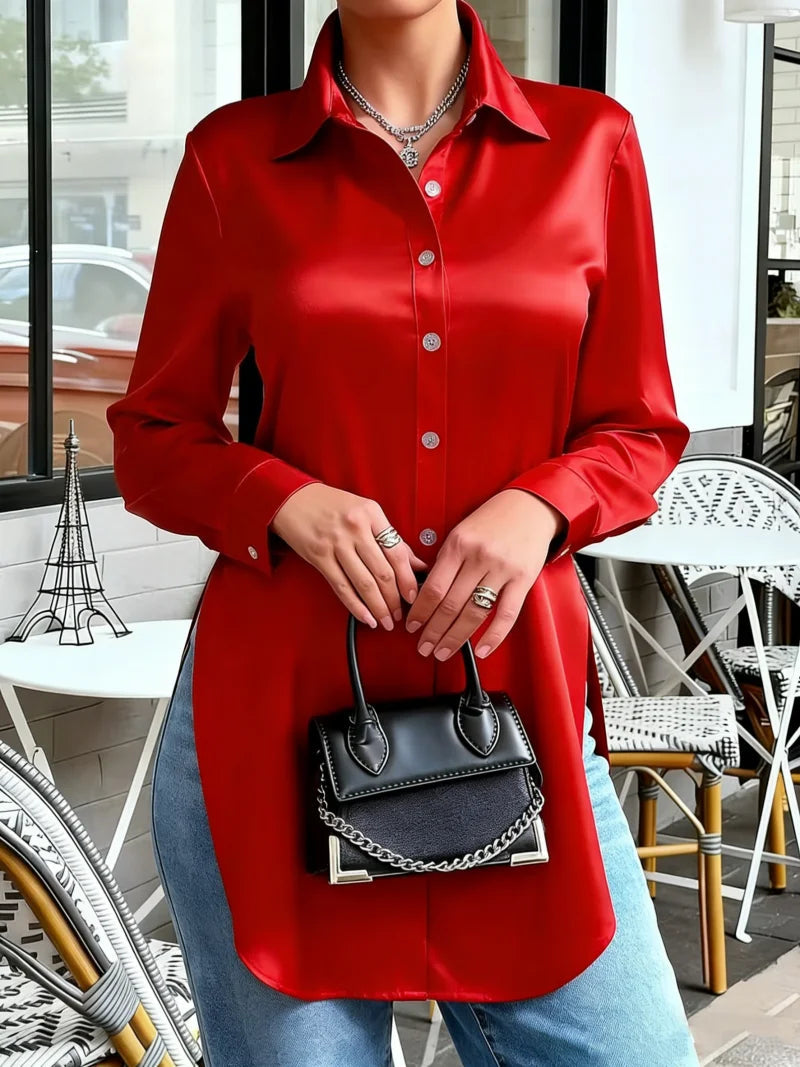 Roxanne - Silky Flowing Blouse