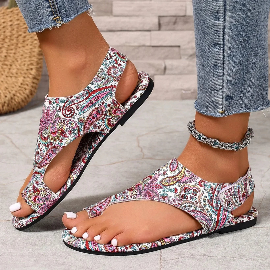 Candice - Vibrant Paisley Sandals