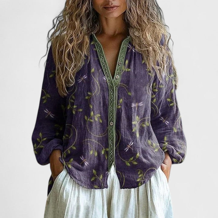 Alana - Effortless Silk Blouse