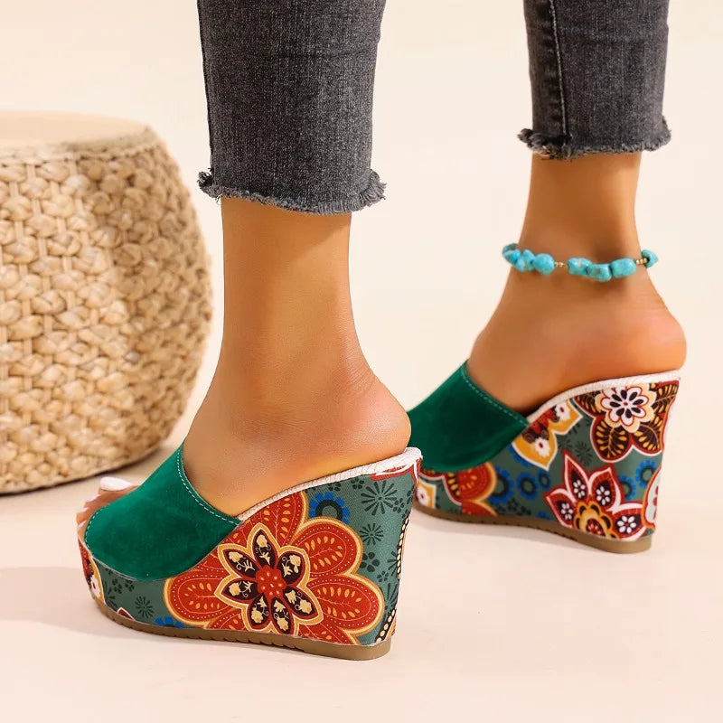 Esme - Vibrant Velvet Sandal