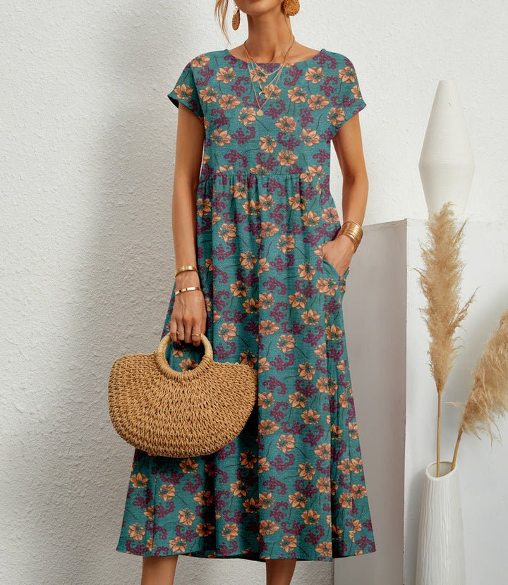 Frida - Flowing Abstract Dress