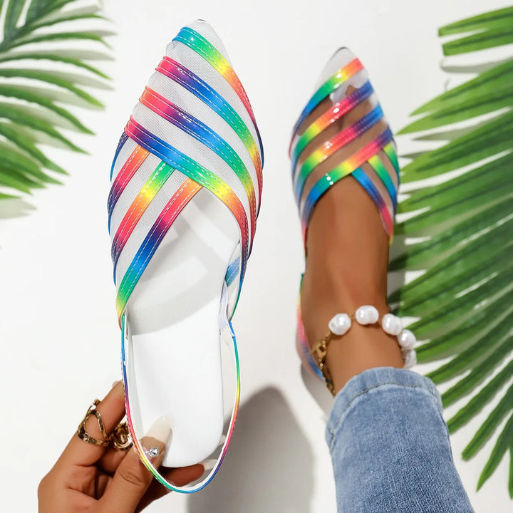 Frances - Elegant Metallic Sandals
