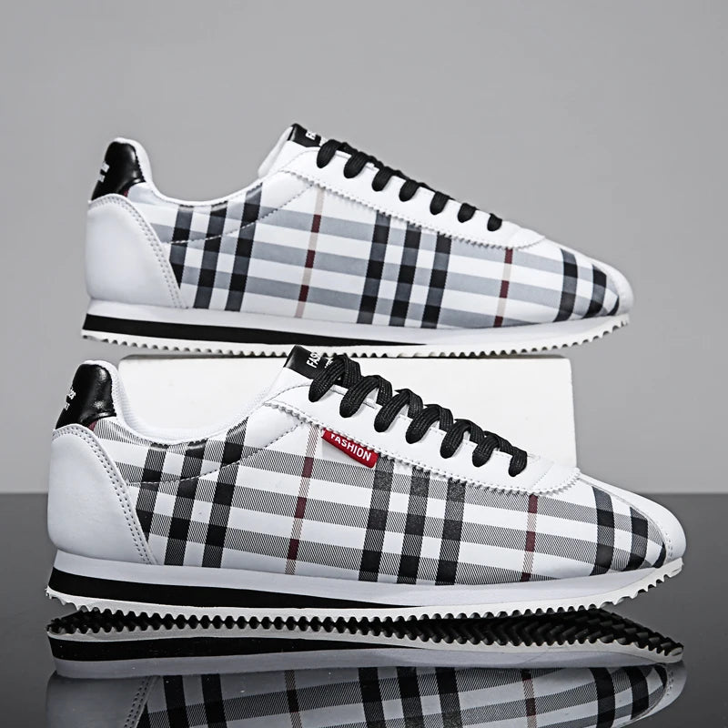 Sebastian - Bold Plaid Sneakers