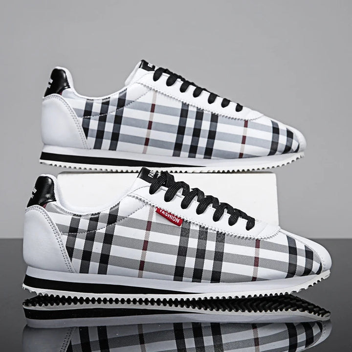 Sebastian - Bold Plaid Sneakers