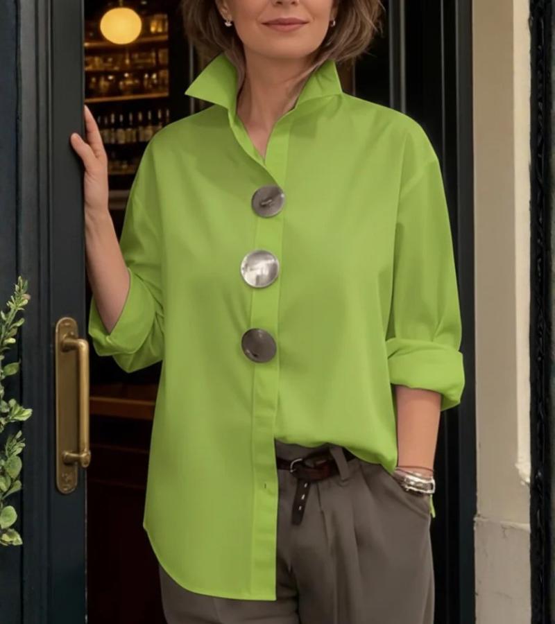 Freya - Chic Linen Blouse