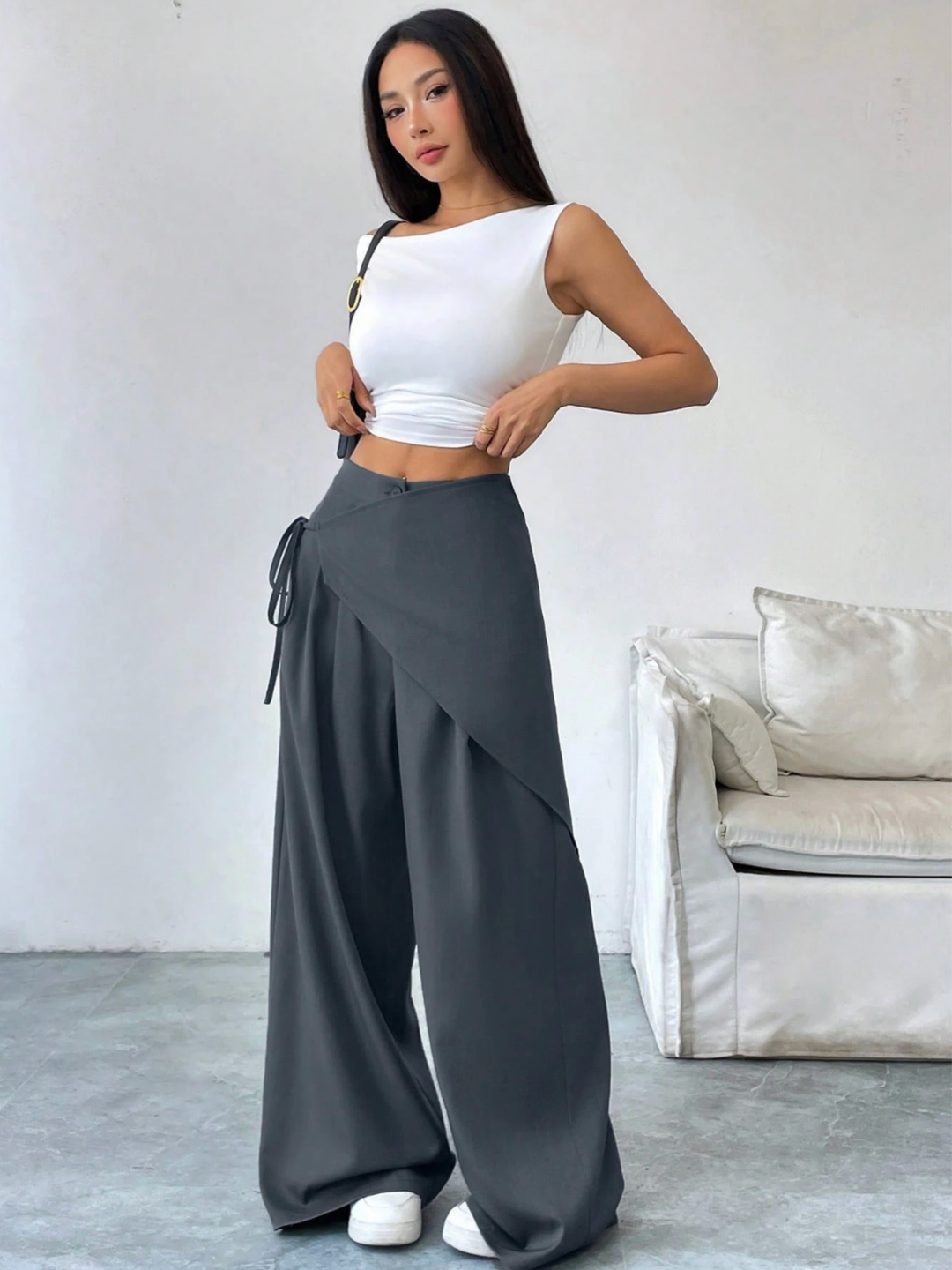 Maya - Fluid Wrap Pants
