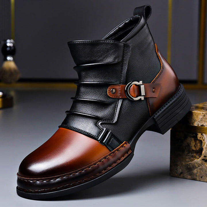 Warren - Sturdy Glossy Boots