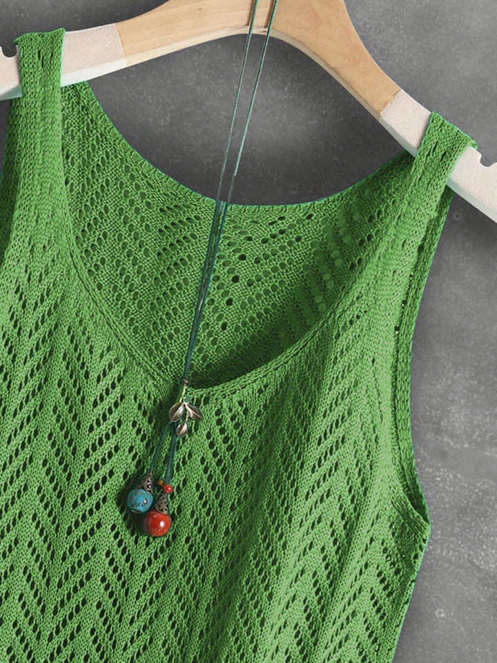 Usha - Breezy Knit Blouse