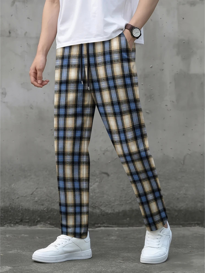 Raphael - Soft Plaid Pants