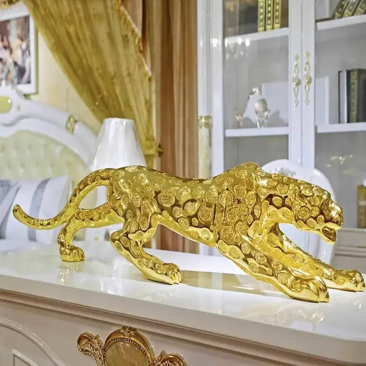 Otis - Glossy Panther Sculpture
