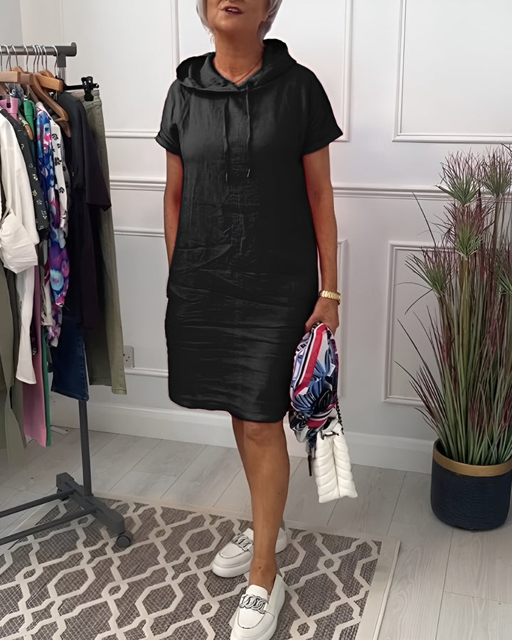 Quorra - Relaxed Hoodie Dress