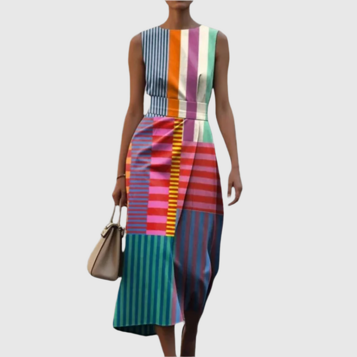 Madeline - Chic Geometric Dress