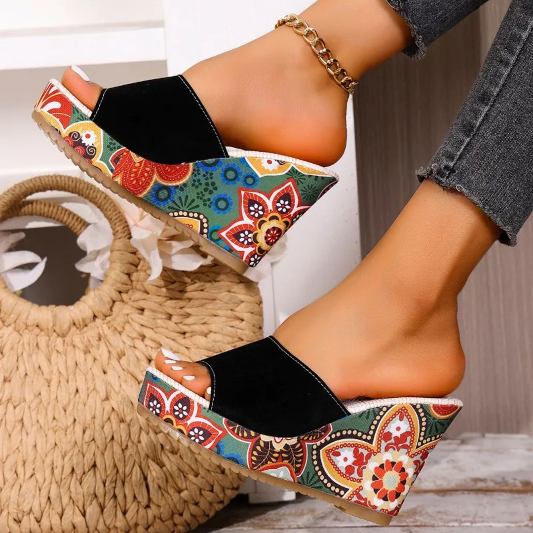 Esme - Vibrant Velvet Sandal