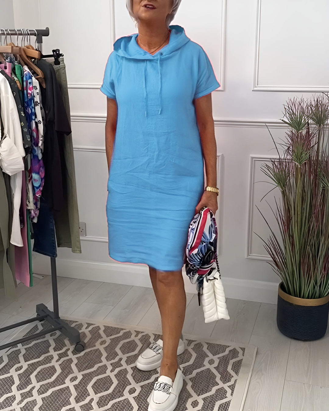Quorra - Relaxed Hoodie Dress