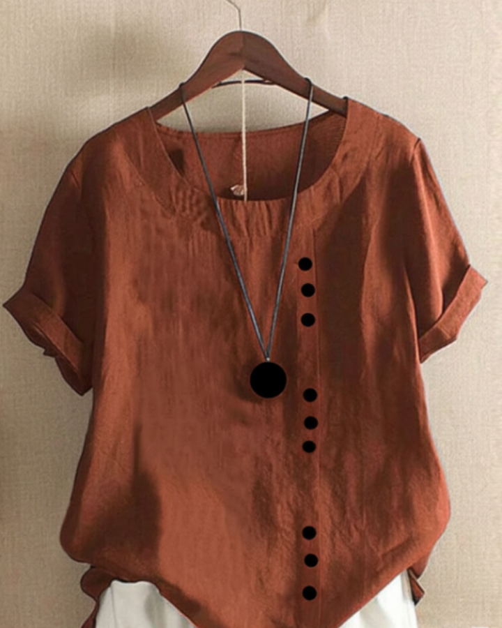 Faye - Airy Cotton Blouse