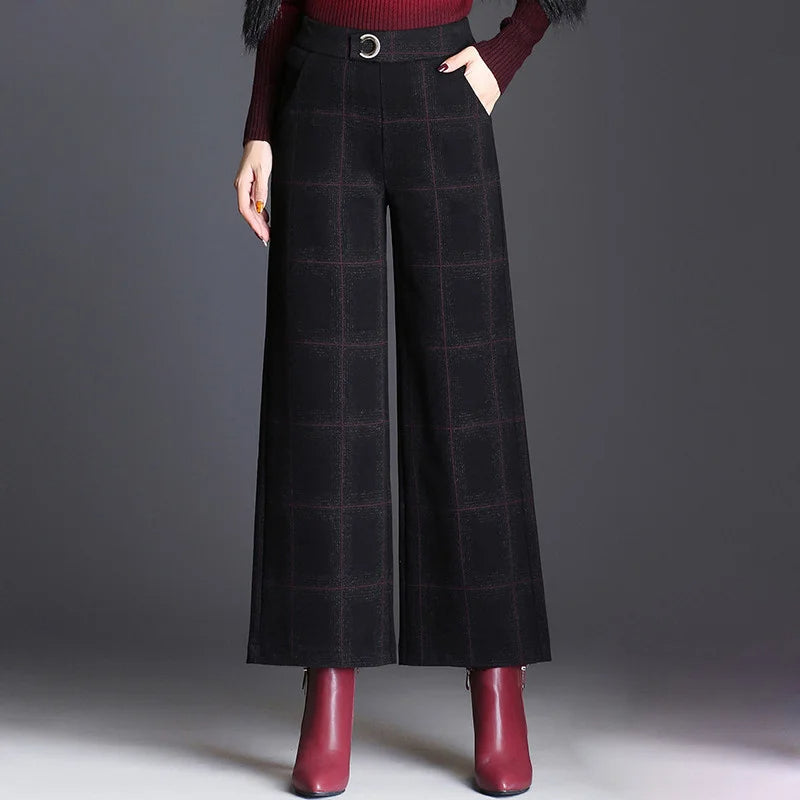 Harley - Cozy Plaid Pants