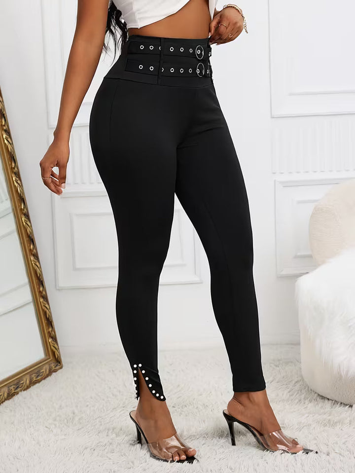 Fatima - Sleek High-Waisted Pants