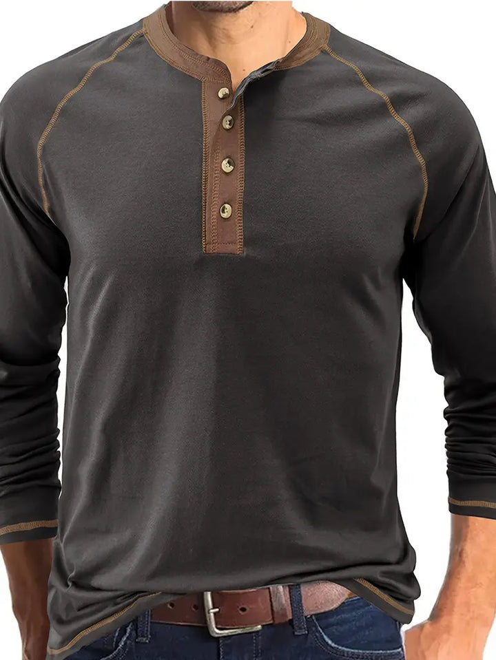 Palmer - Sleek Cotton Henley