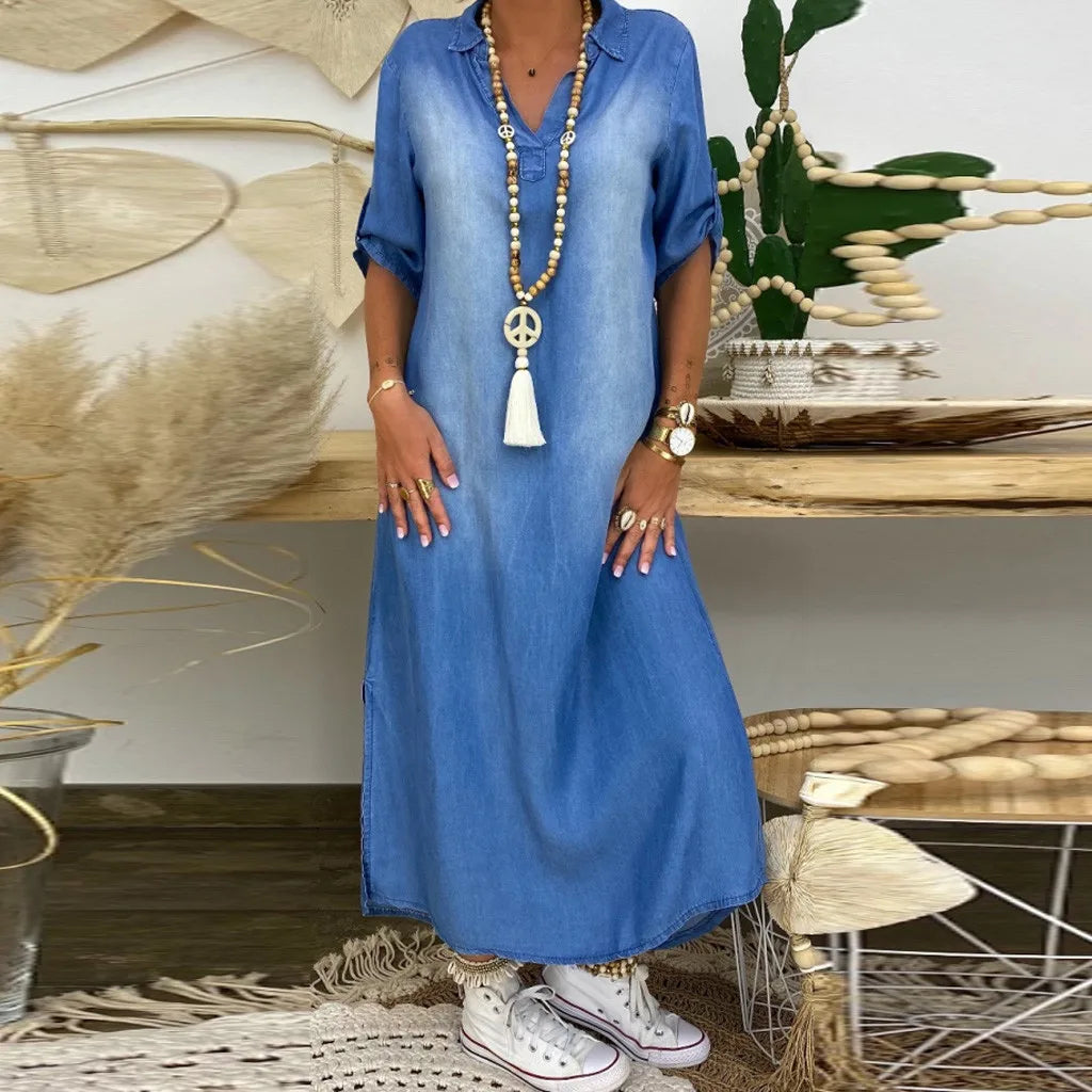 Ruby - Effortless Denim Dress