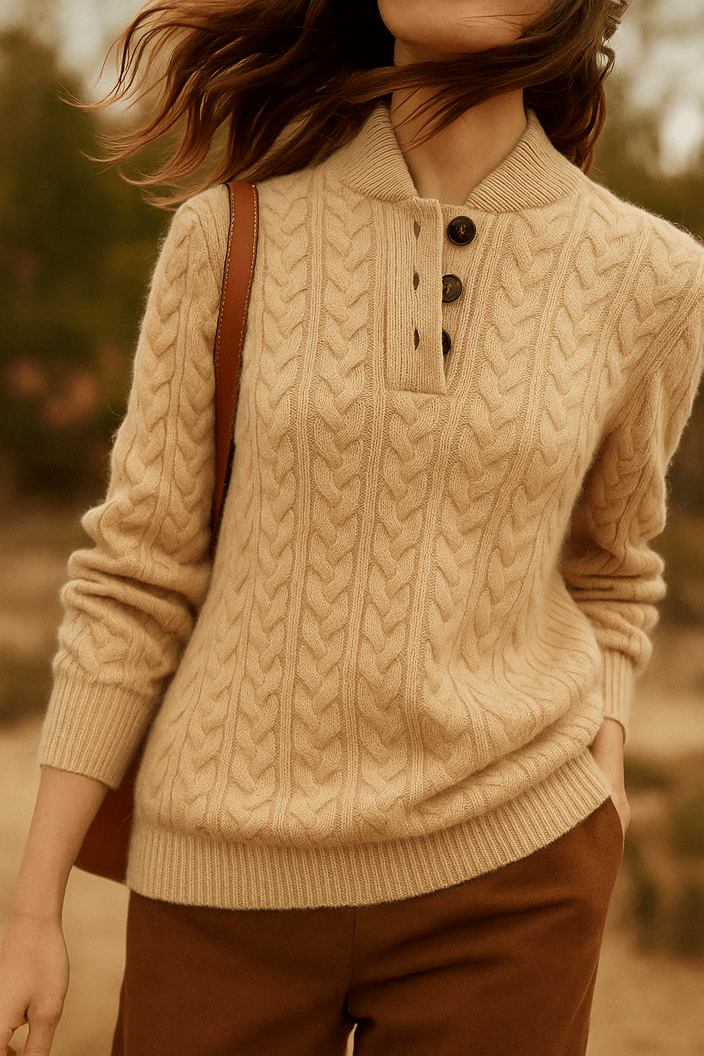 Elliana - Cozy Cable-Knit Sweater