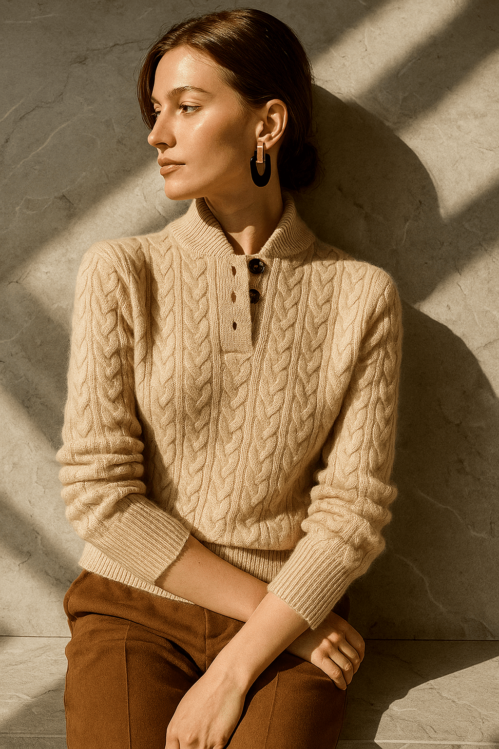 Elliana - Cozy Cable-Knit Sweater