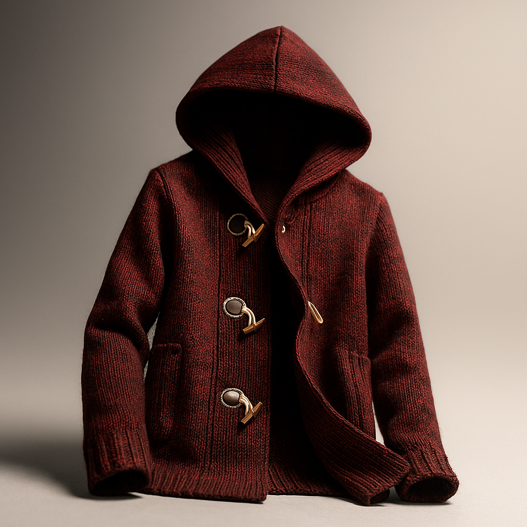 Derek - Cozy Knit Hoodie