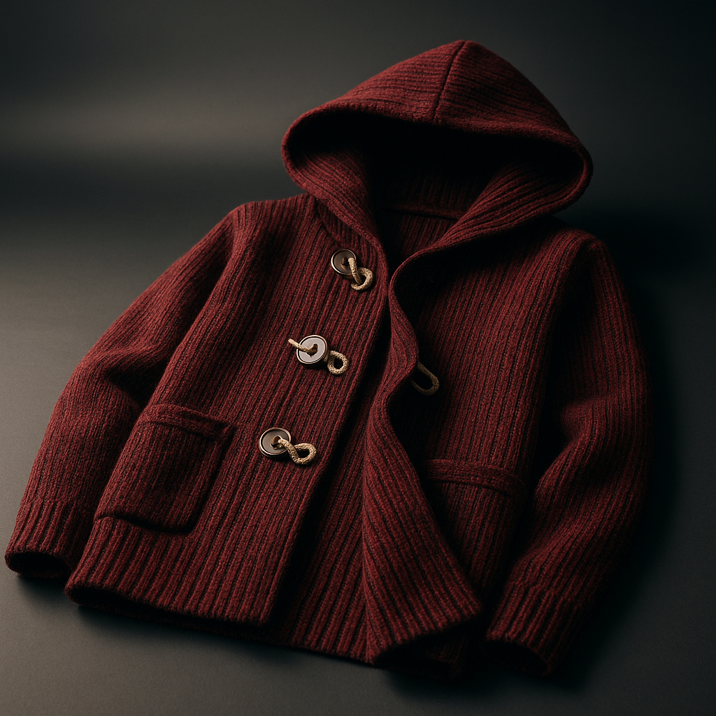 Derek - Cozy Knit Hoodie