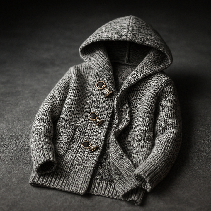 Derek - Cozy Knit Hoodie