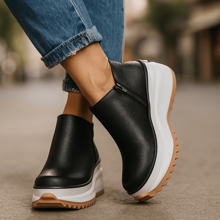Natasha - Sturdy Leather Boots
